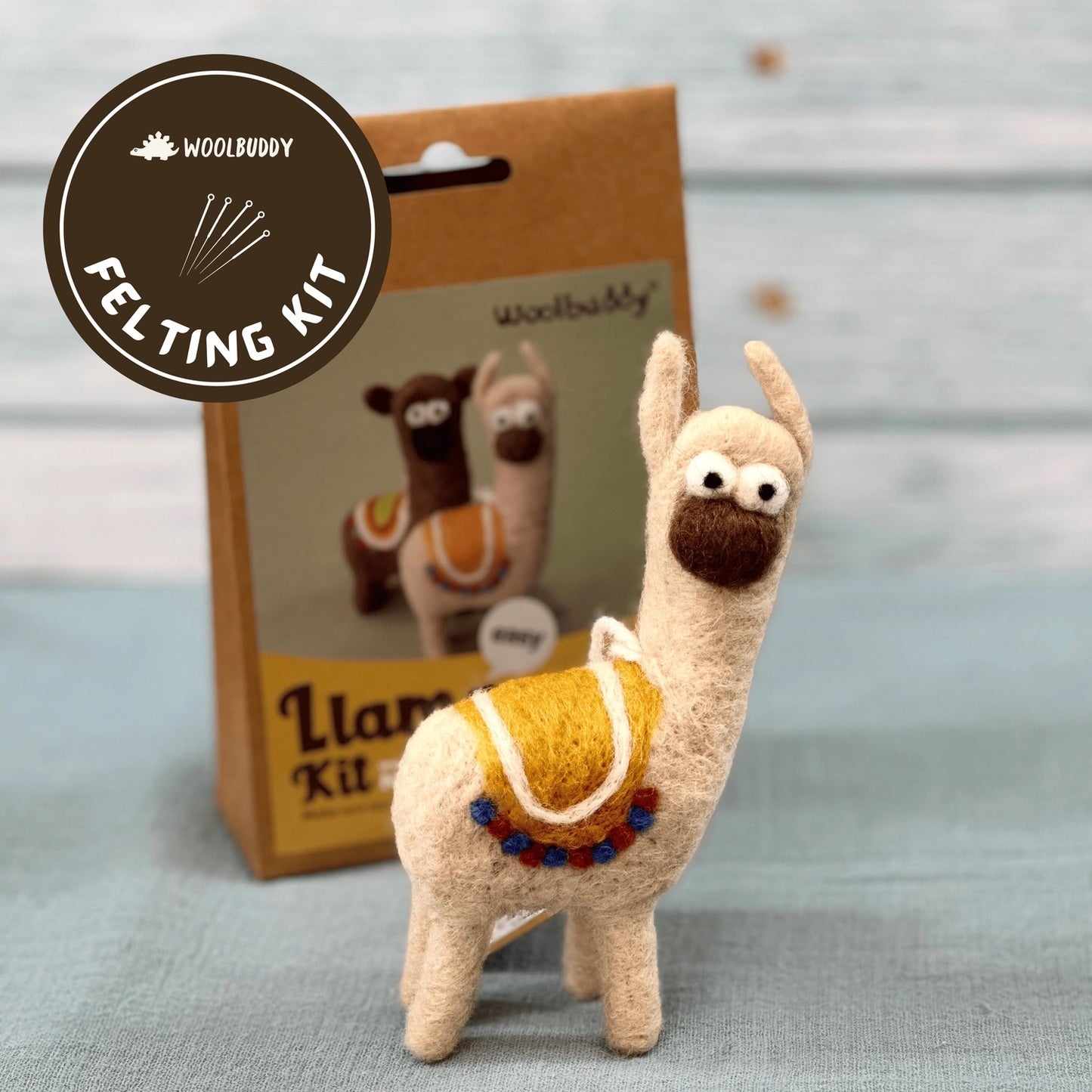 DIY Needle felting Kit- llama